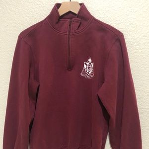 Phi Sigma Sigma Vintage Sweatshirt Half Zip Extra Small